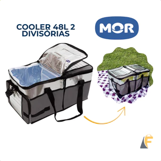 Bolsa Térmica Ice Cooler 48L Cinza Conserva Bebidas e Alimentos Mor em Oferta na Shopee