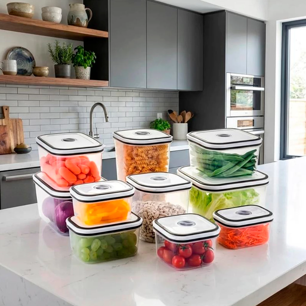 Electrolux - Kit Potes de Plástico Hermético, 10 unidades