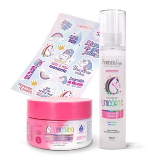 Kit Nutrição Magia de Unicórnio GANHE Adesivos Forever Liss em Oferta na Shopee