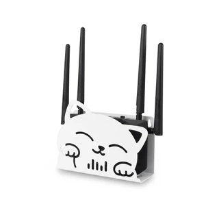 Suporte para roteador wifi organizador de fios case Gatlaser