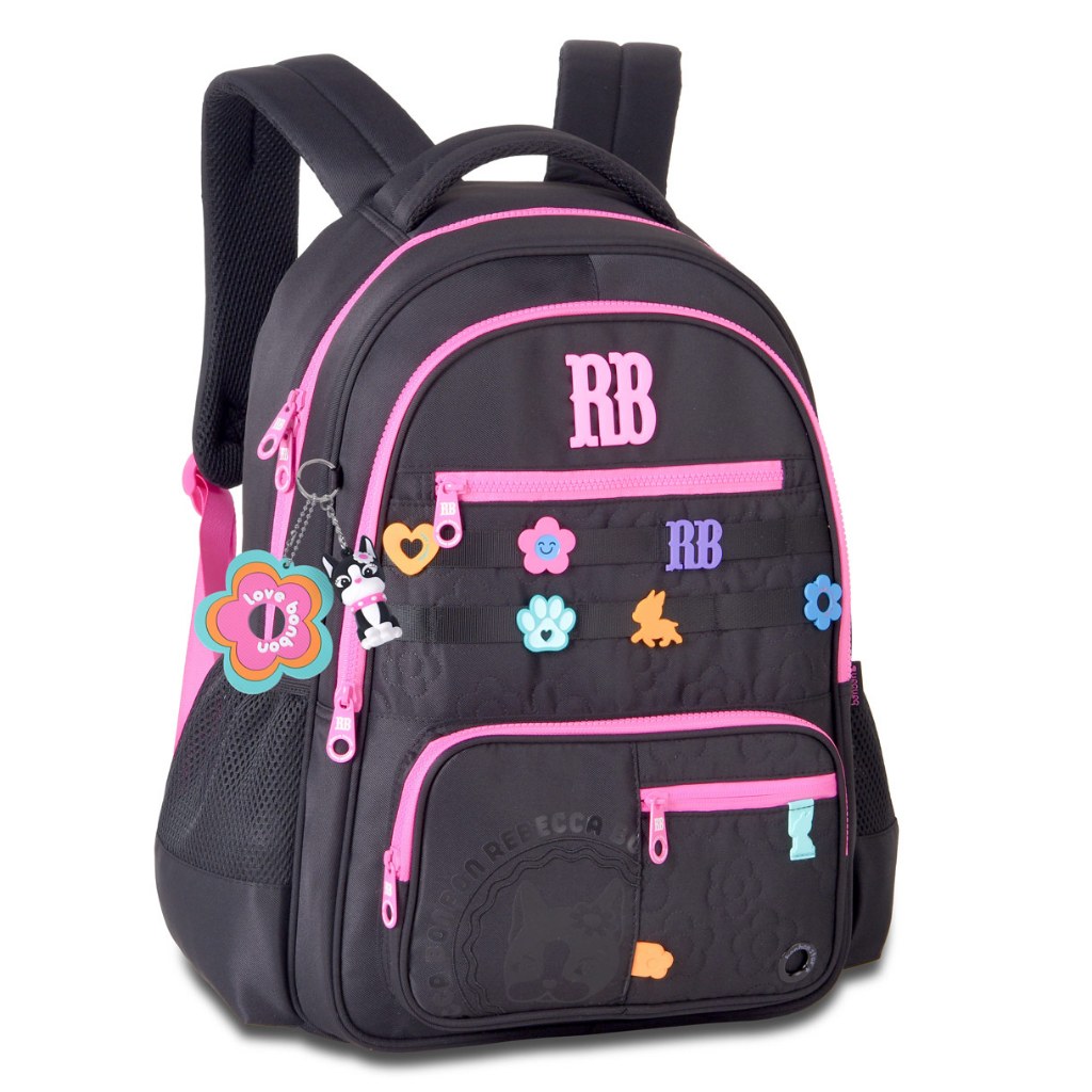 MOCHILA ESCOLAR RB ORIGINAL 50113 REBECCA BONBON ESTUDAR ESCOLA DIA A ...