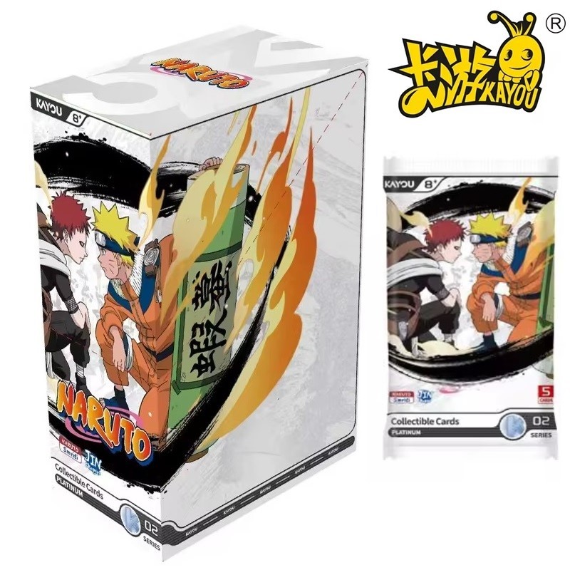 NARUTO KAYOU カードボックス 01 SERIES 4箱　英語版 Caixa Naruto Kayou Tier 4 Wave 7 Versão Em Inglês Lacrada | Shopee