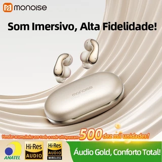 Monoise fone de ouvido bluetooth sem fio À Prova D'água, Som HiFi, Confortável e Estiloso para Esportes e Uso DiárioIPX6 em Oferta na Shopee