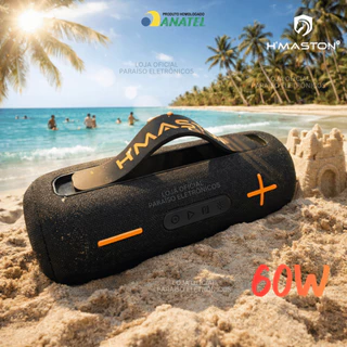 [NOVO] CAIXA DE SOM 60W PREMIUM GRAVE POTENTE PLUS 5000mAh Bluetooth Portátil TWS Prova d'Água IPX6 em Oferta na Shopee