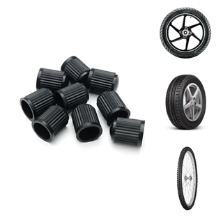 Kit 50 Tampinhas de Plástico Pretas Para Bico Pneu Carro Moto Caminhão Padrão em Oferta na Shopee