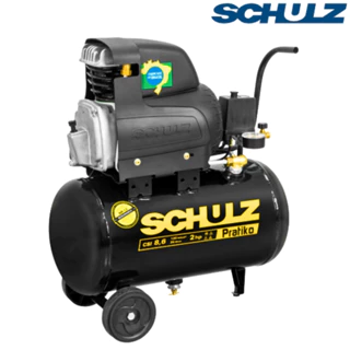 Compressor de ar Schulz Pratiko  8,6 pés 25L 2 hp 120 libras CSI Schulz 220V em Oferta na Shopee