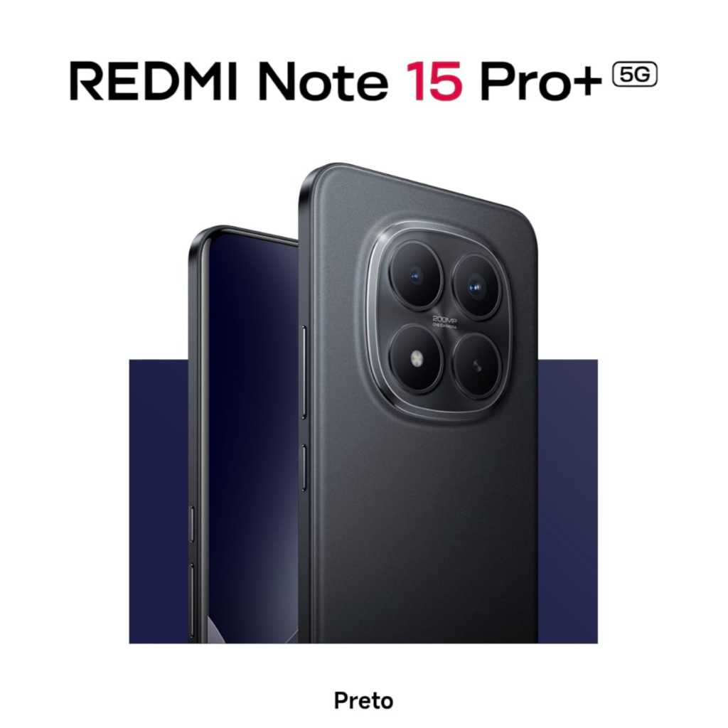 Celular Xiaomi Redmi Note 15 Pro+ (Plus) 5G, Tela Amoled 6.83