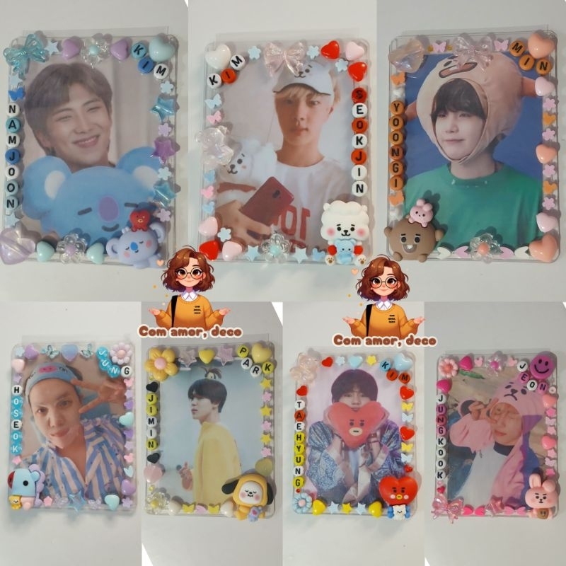 Toploaders Decorados para photocard Bangtan | Shopee Brasil