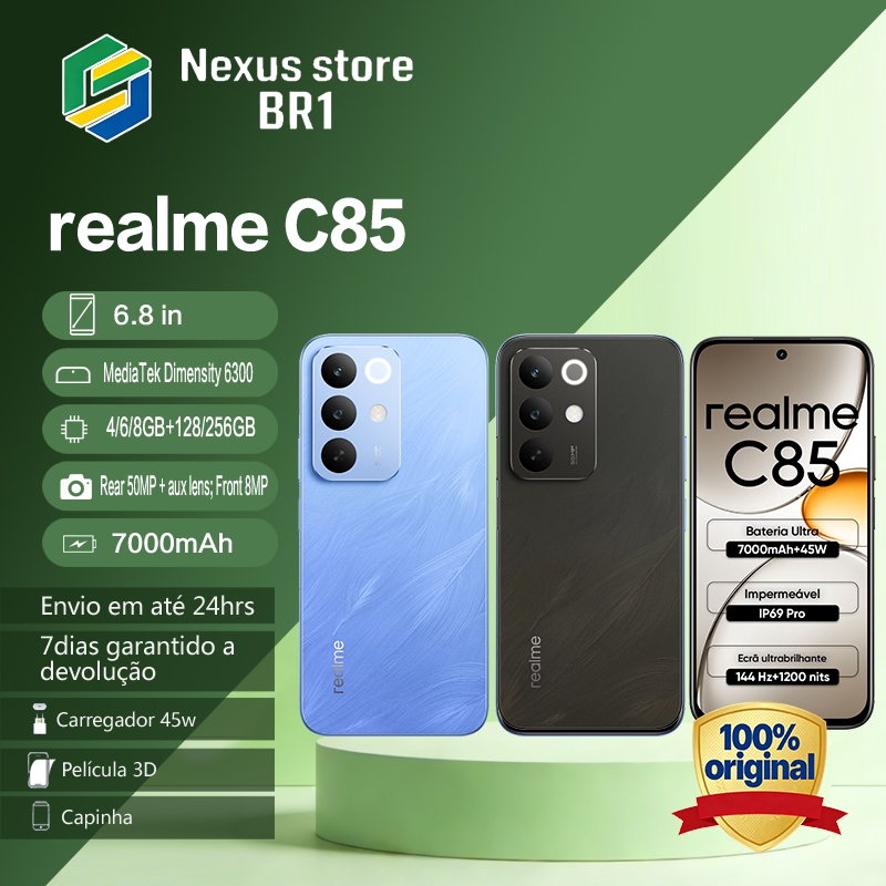 Celular Realme C85 Celular Chip Dimensity 6300 IP69 Pro