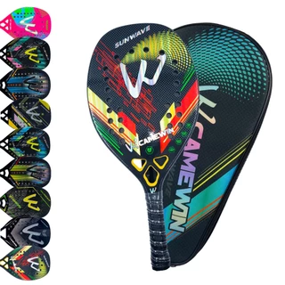 RAQUETE DE BEACH TENNIS CARBONO 3K CAMEWIN + CAPA em Oferta na Shopee
