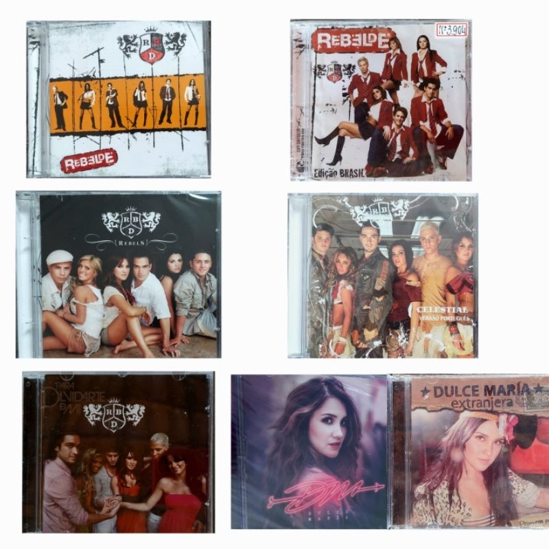 CDs RBD e Dulce María ORIGINAIS [NOVOS ADICIONADOS] | Shopee Brasil