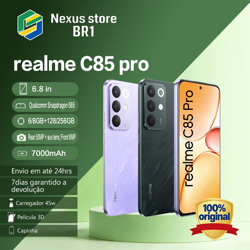 Celular Realme C85 Pro Chip Snapdragon 685 IP69K - Mxima