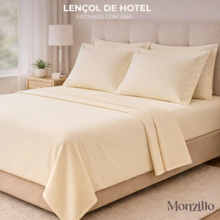 Jogo de Lençol  |  Casal Queen  |  4 Peças |  Micropercal 400 Fios |  Fronhas de ABA em Oferta na Shopee