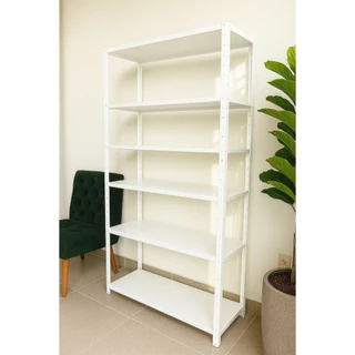Estante Armário Aço Industrial 6 Prateleira branca em Oferta na Shopee