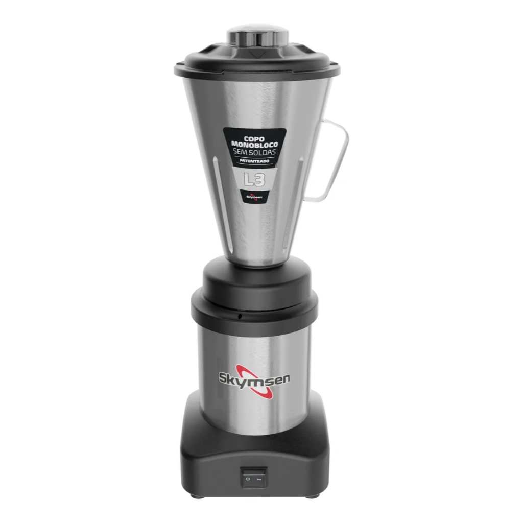 Liquidificador Industrial 3 Litros Skymsen L3 Baixa Rotação 
