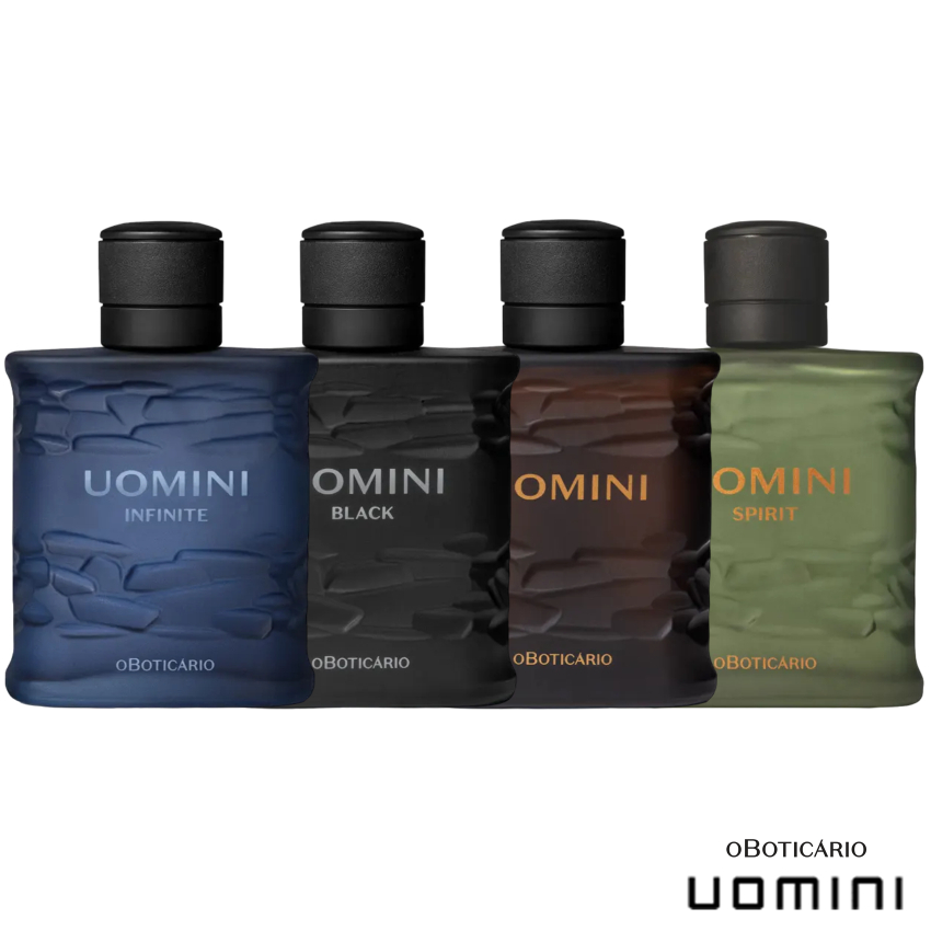 Uomini Colônia 100ml - Perfume Masculino (o Boticário): Clássico, Black, Spirit, Infinite e Moto Soul em Oferta na Shopee
