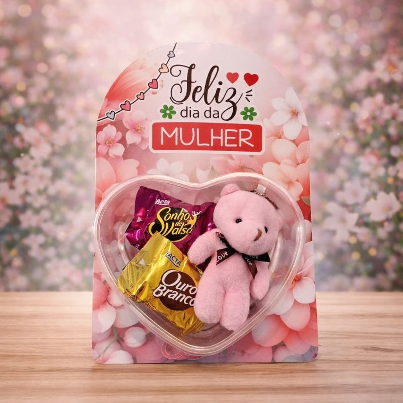 5/10/20 card dia da Mulher para coração G620, 27x18cm