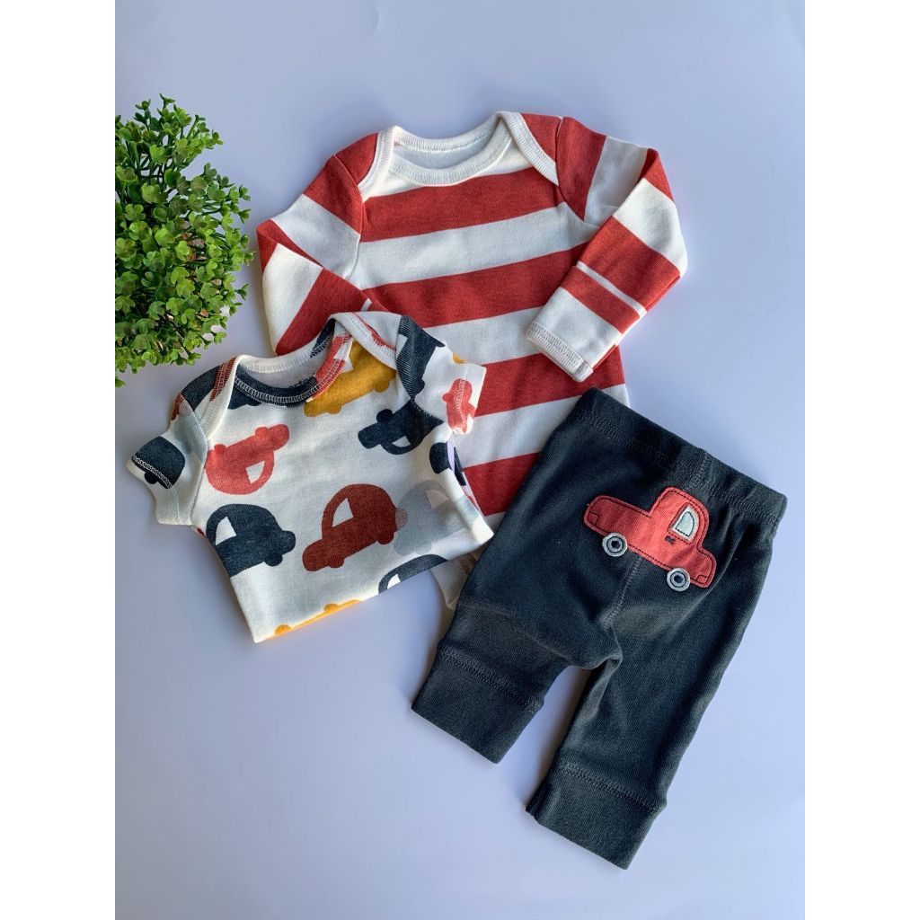Trio Carter's Prematuro em Oferta na Shopee