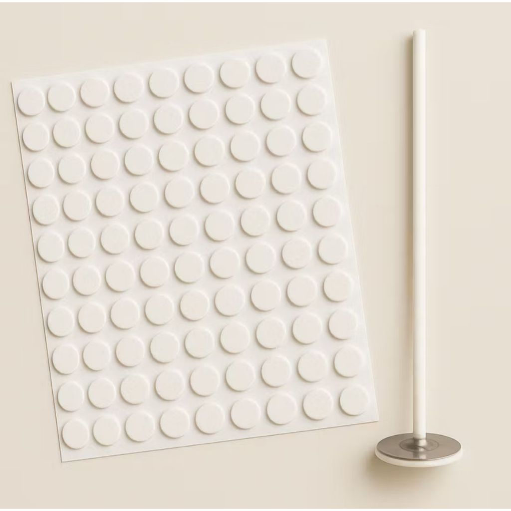 Adesivo Dupla Face 1cm para Pavio de Velas Artesanais, Fixa Pavio, Insumo para Velas