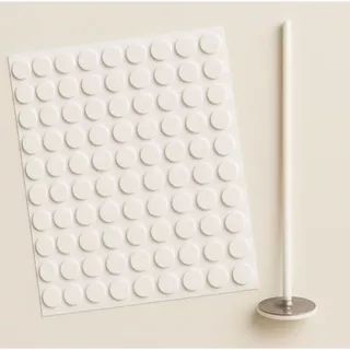 Adesivo Dupla Face 1cm para Pavio de Velas Artesanais, Fixa Pavio, Insumo para Velas
