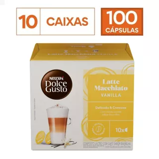 Kit 10 Caixas Dolce Gusto Latte Macchiato Vanilla 100 Cápsulas em Oferta na Shopee