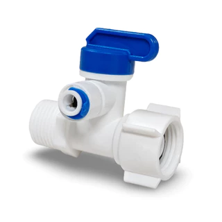 Adaptador Plástico T Rosca interna 1/2 x Rosca externa 1/2 Engate Rápido de 1/4