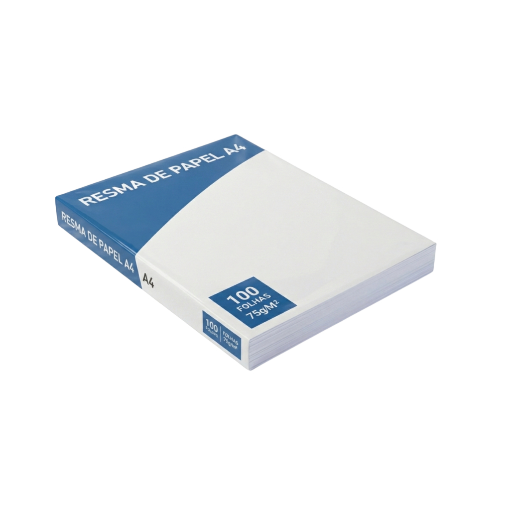 Resma Com 100 Folhas Papel Sulfite A4 Branco Especial Premium | Shopee ...