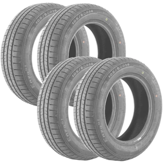 Jogo 4 Pneus 185/60 R14 Sunset Enzo G1 82H Novos Aro 14 em Oferta na Shopee