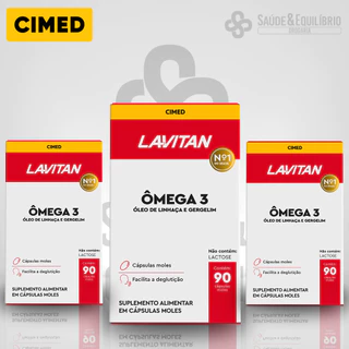 Lavitan Ômega 3 Cápsulas Moles Sem Lactose