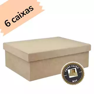 6 caixas 30x20x10 caixa organizadora retangular caixa presente
