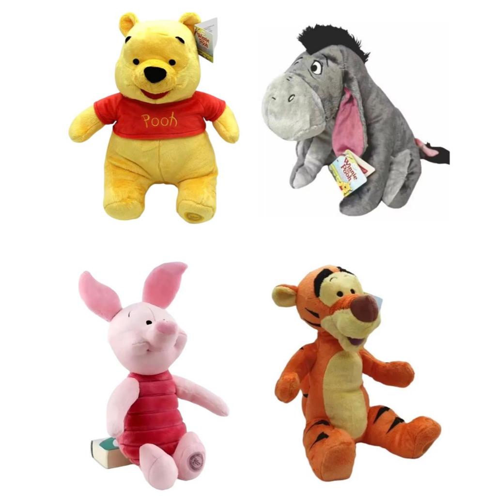 Pelúcia Turma Pooh 40cm Original Disney Tigrão Leitão Bisonho