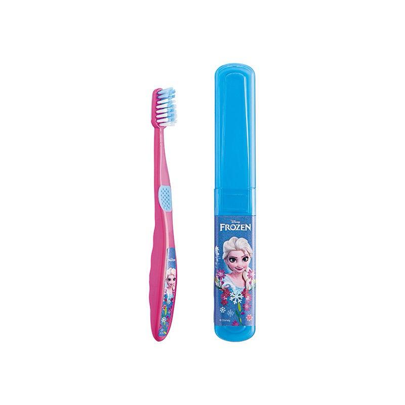 Escova de Dente Infantil com Estojo Frozen | Shopee Brasil