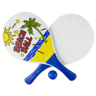 Kit 2 Raquetes Frescobol Beach Tennis Praia Piscina Com Bola em Oferta na Shopee