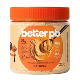 Pasta de Amendoim em Pó 210g - Better pb
