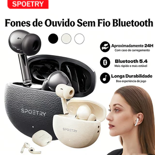 Fones De Ouvido Sem Fio Bluetooth 5.3 Headphones Sem Estéreo Cancelamento Ruído Com Microfone Suporte para Android IOS em Oferta na Shopee