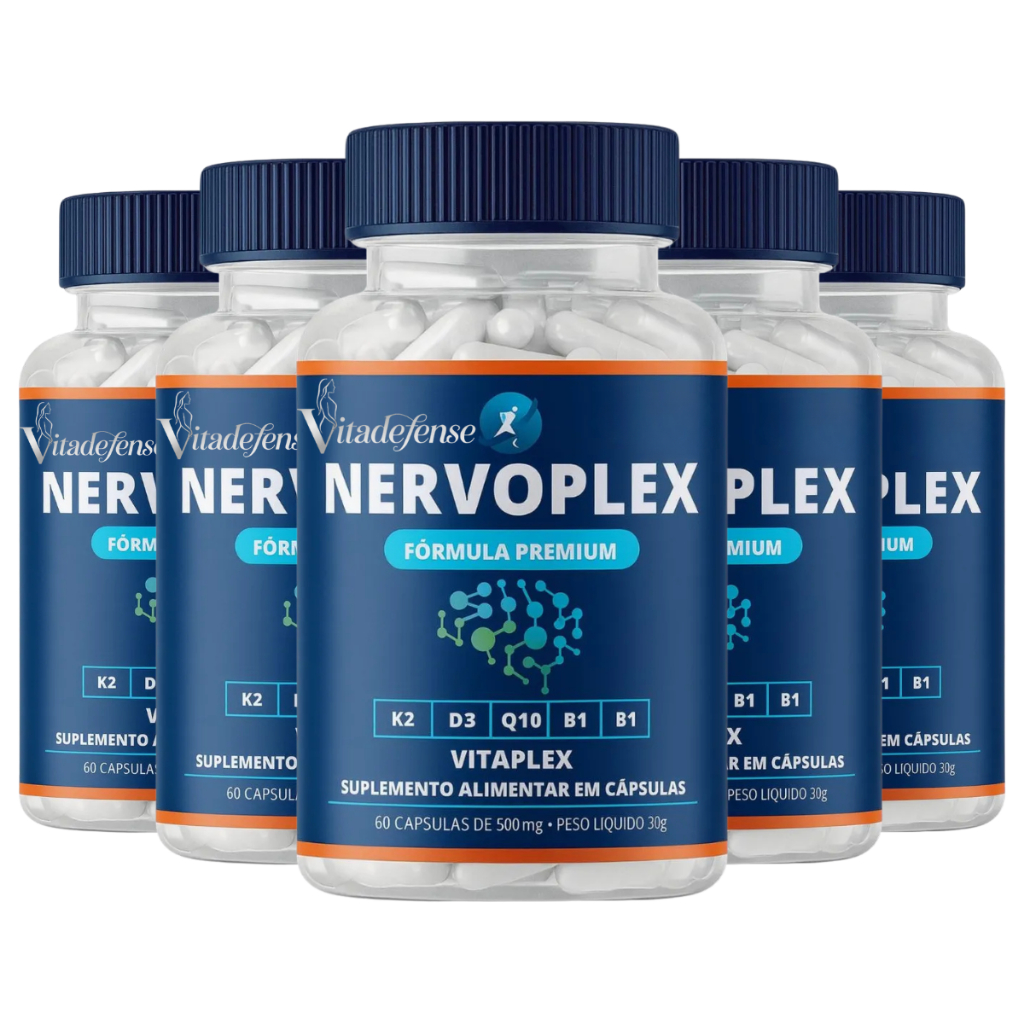 5x Nervoplex 300 Caps Original - Loja Autorizada - Suplemento Alimentar ...