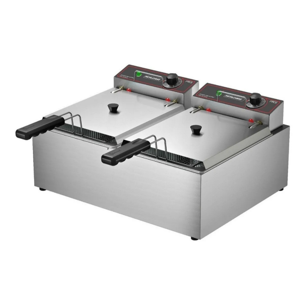 Fritadeira Elétrica Industrial Metalcubas FRCE-10 2 Cubas 10