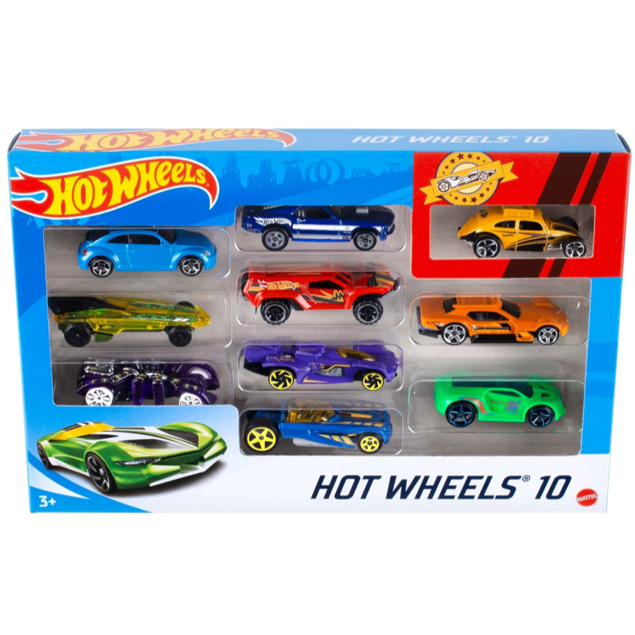 Carrinhos Hot Wheels caixa com 10 1:64 – SORTIDOS | Ref. 54886