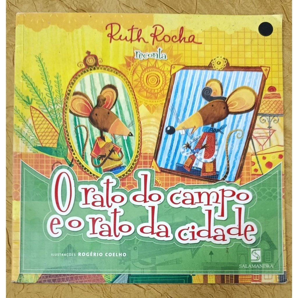Livro O Rato do Campo e o Rato da Cidade Ruth Rocha Editora Salamandra ...