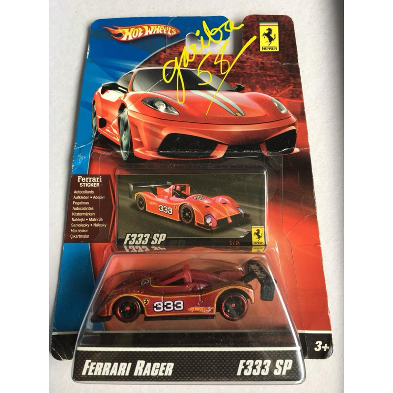 HOT WHEELS FERRARI F333 SP 333 2009 RACER #05/24 GARIBA58 | Shopee