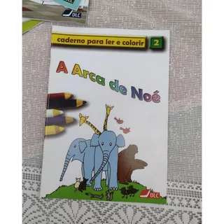 Caderno para ler e colorir 2 - A arca de Noé (idade 5 a 10 anos) em Oferta na Shopee