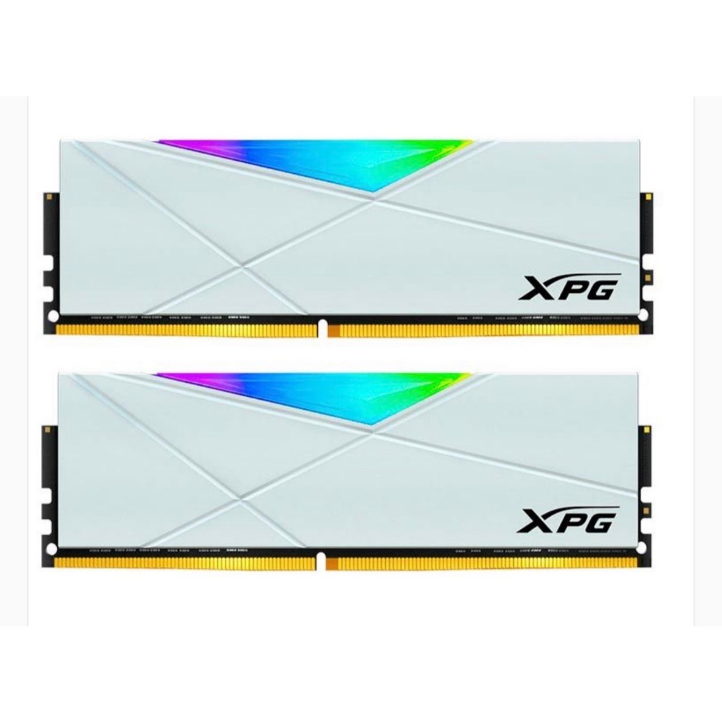 Memória XPG Spectrix D50 RGB 16GB (2x8GB) 3600MHz DDR4 - Branca - OPEN BOX