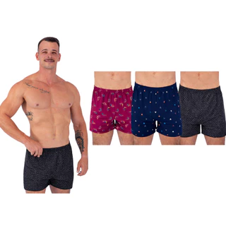 KIT 3 Samba Canção Masculino Adulto Pijama Traje de dormir Liganete Malha Fria Conforto Premium em Oferta na Shopee