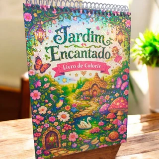 LIVRO PRA COLORIR JARDIM ENCANTADO 50 DESENHOS em Oferta na Shopee