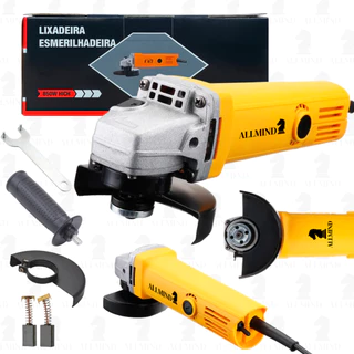 Lixadeira Esmerilhadeira Politriz Polidor 850W Profissional Eletrica Com Acessorios Completo em Oferta na Shopee