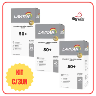 Suplemento Alimentar Lavitan 50+ c/60 comprimidos cada