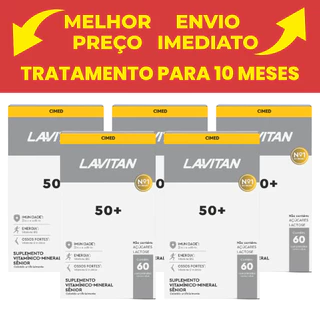 Kit com 5 Cimed Lavitan Vitalidade 50 + C/60 Cpr em Oferta na Shopee