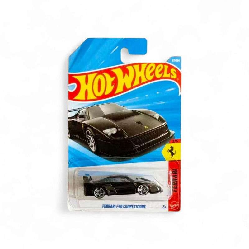 Hot Wheels Ferrari F40 Preta 1:64 Original Mattel Lacrado | Shopee