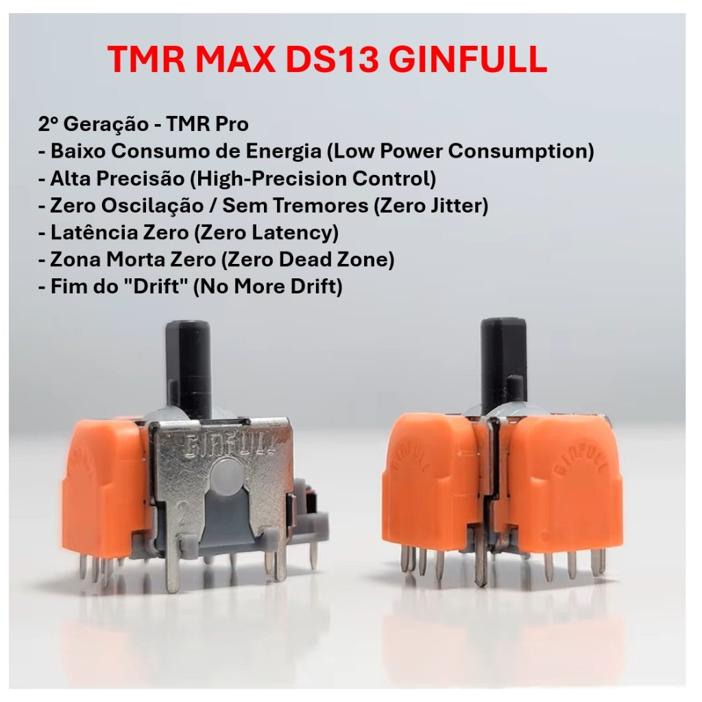 TMR磁気スティック　GINFULL　DS13MAX Par Analógico TMR MAX DS13 GINFULL 2° Geração TMR Pro | Shopee Brasil
