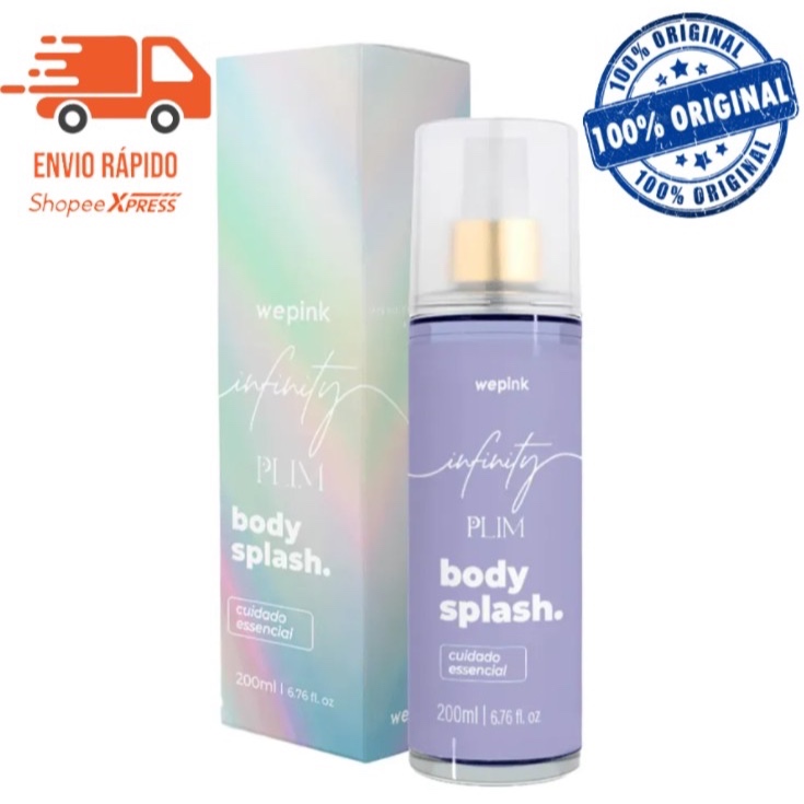 Body Splash Infinity Plim 200ml ORIGINAL WEPINK | Shopee Brasil